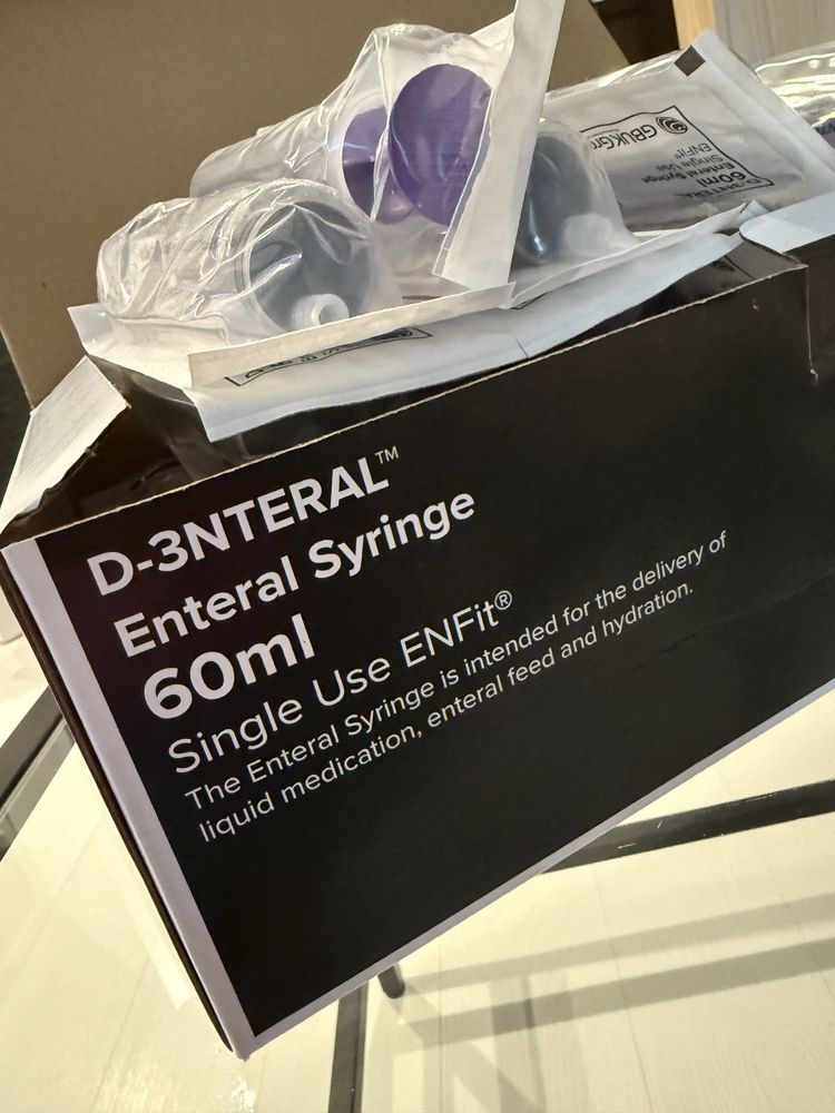 Strzykawka enteralna ENFit 60 ml
