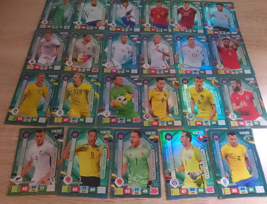 Karty Fans Favourite Road To World Cup Russia 2018
