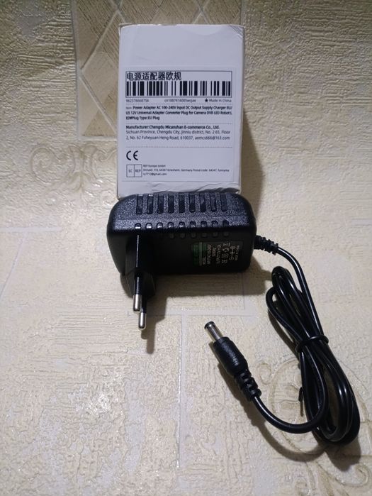 Блок питания 12V/2A - для зарядного устр. Liitokala Lii-500
Адаптер по