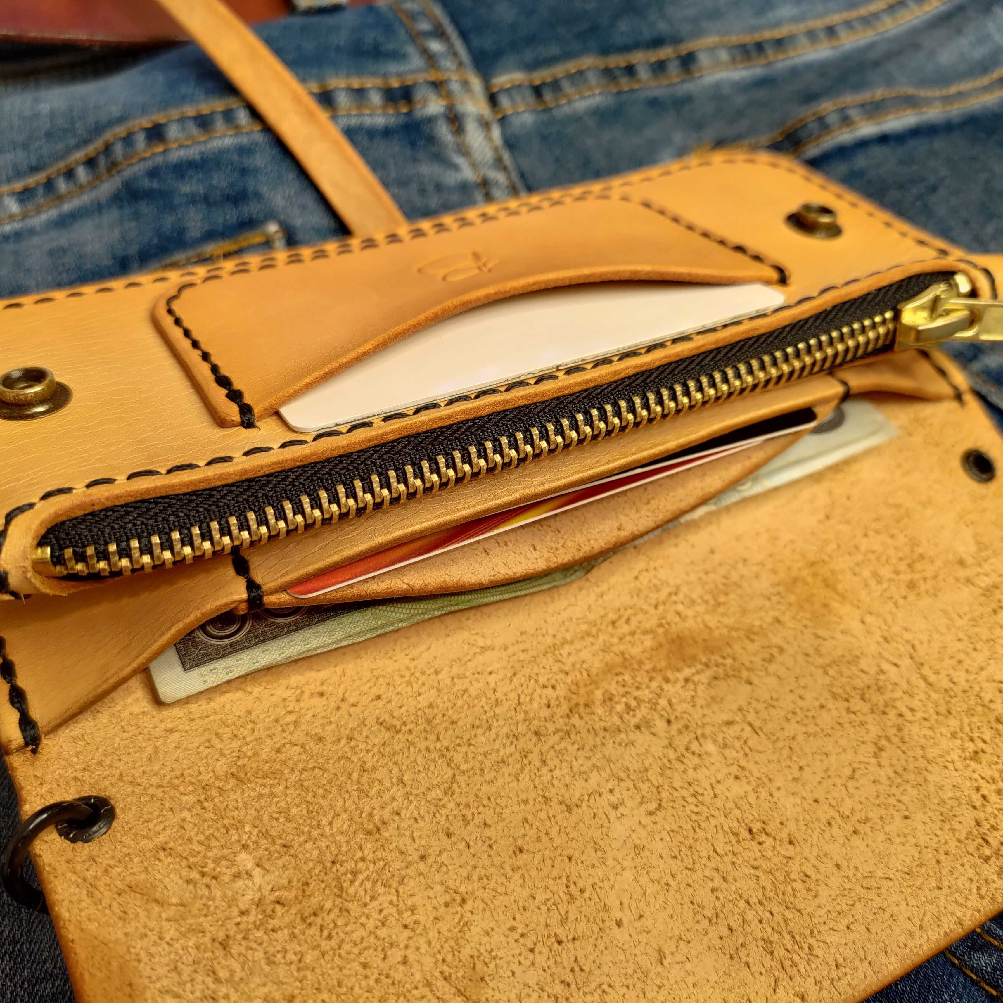 Borubar Skóroszyj - EDC - Biker/Trucker Wallet / portfel WYPRZEDAŻ
