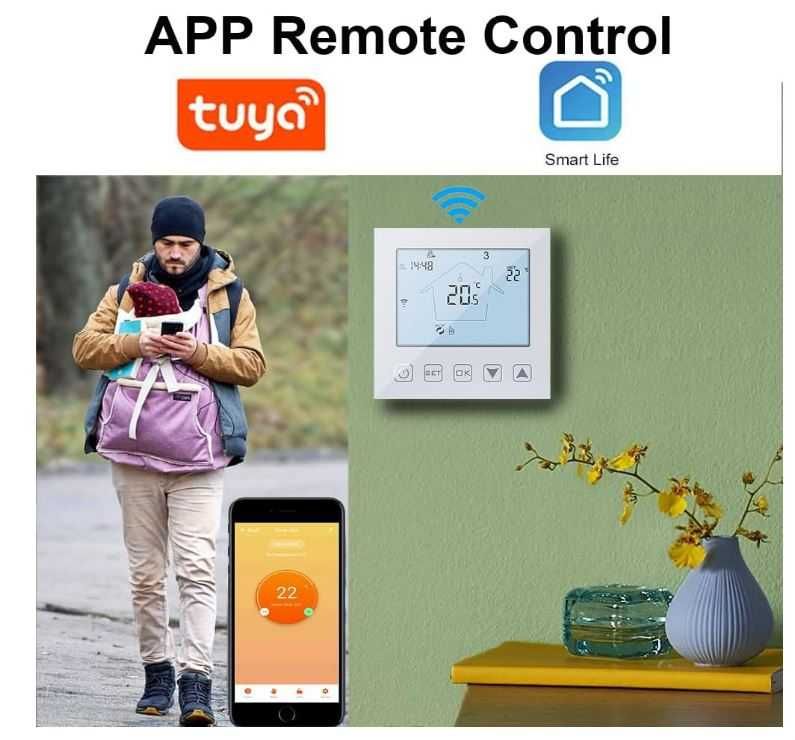 Termostat KETOTEK KTF0155B do wodnego ogrzewania podłogowego
