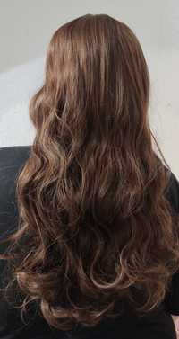 Шиньйон / парик / шиньон волосы с челкой