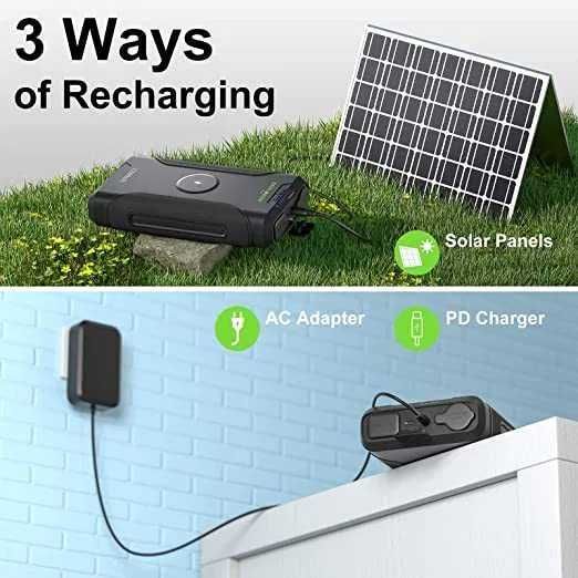 Повербанк ETUPOWER GP14 для ноутбуків 72000mah, 12V, PD60W, Wireless