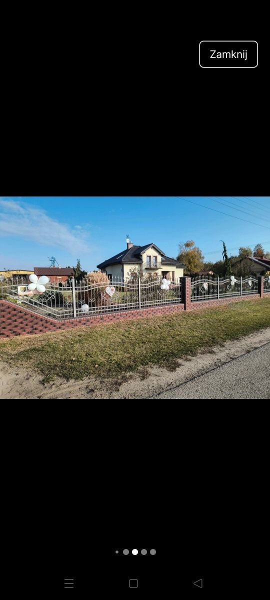 Wiklinowe serca dekoracja ślub wesele