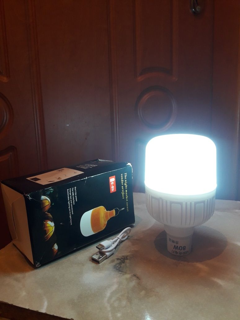 Портативная светодиодная лампа 80вт