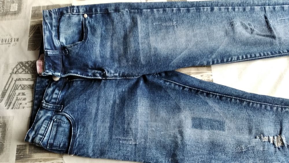 Spodnie jeansowe dziewczęce 158