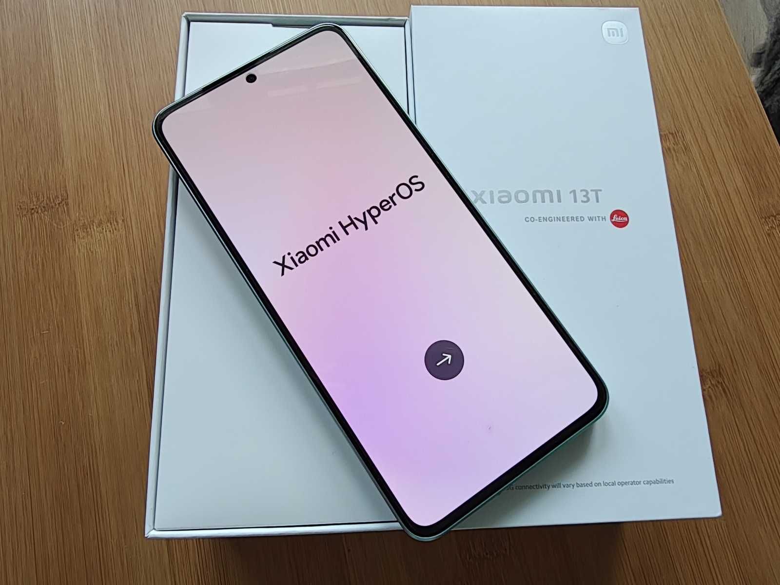 Xiaomi 13T 8/256 Zielony, Super stan, Gw. prod, HyperOS 2, Android 15