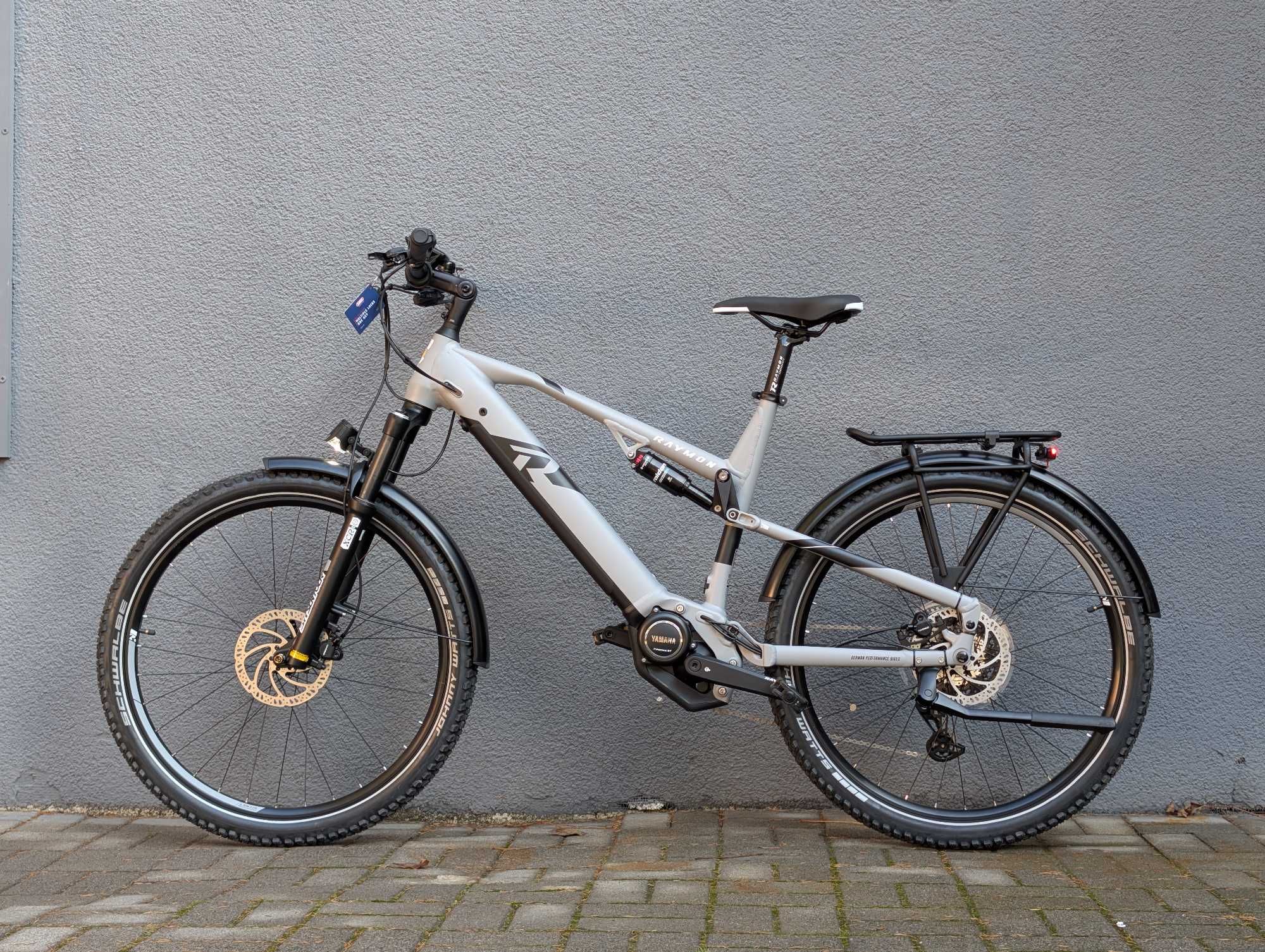 Rower elektryczny Raymon Crossray FS E 5.0, 70 nm, 630 wh, powierze, L