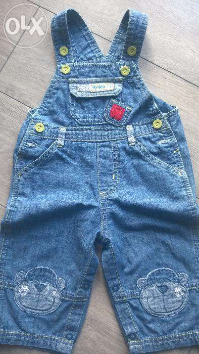 Ogrodniczki spodnie jeans Next 3-6 m