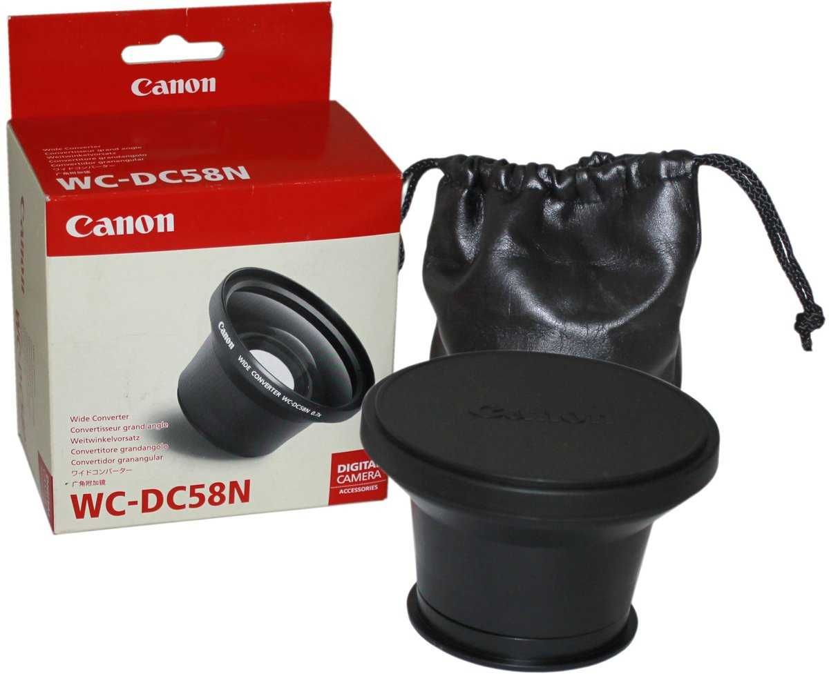Широкоугольный конвертер Canon WC-DC58N