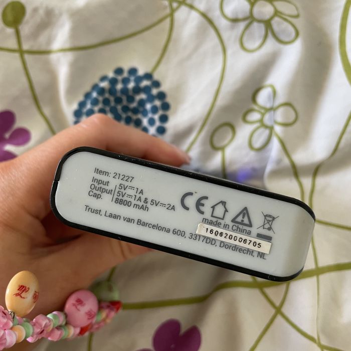 Trust primo powerbank 8800 Mah czarny 2x USB sprawny