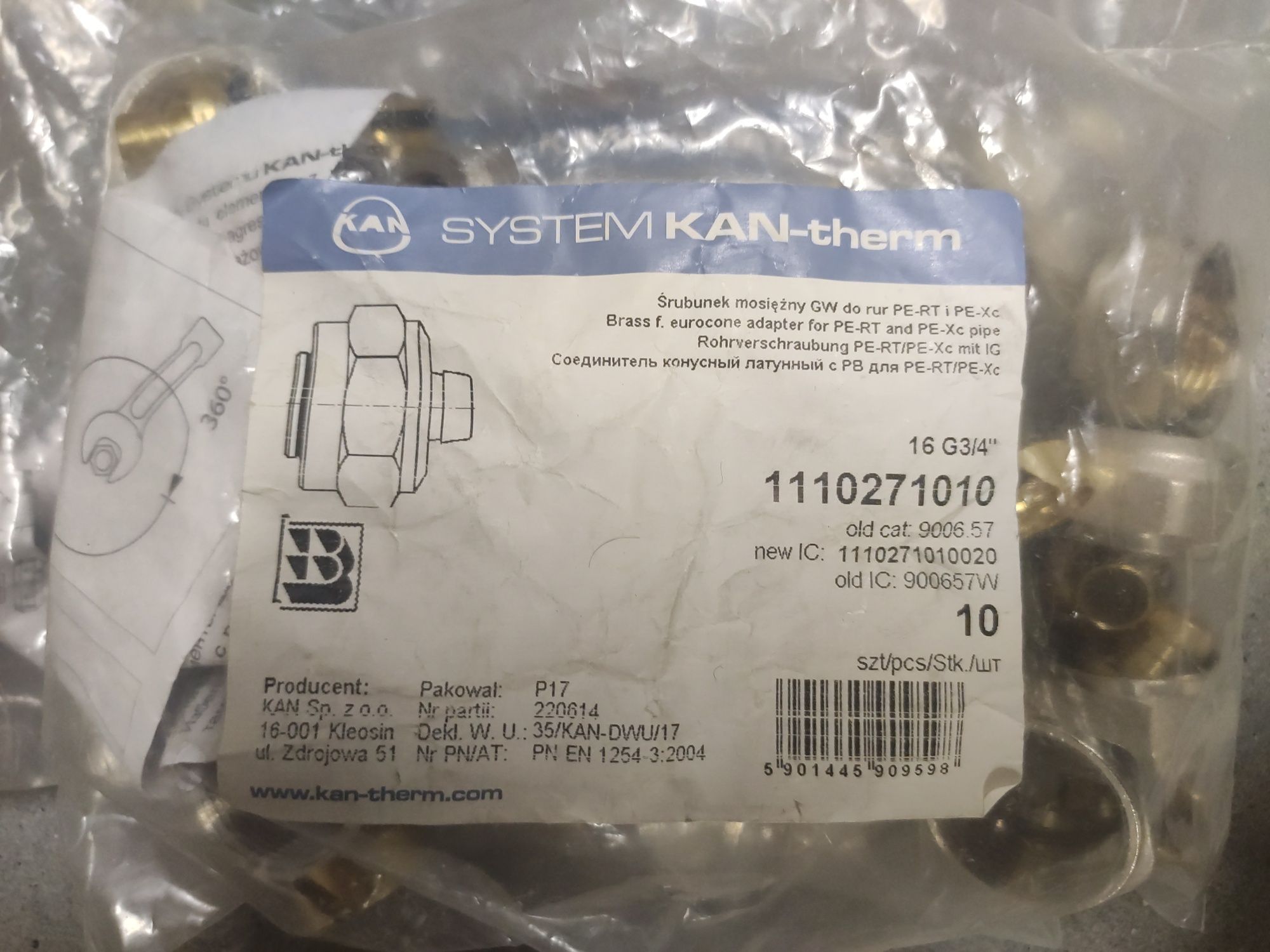 KAN-THERM inox złączki