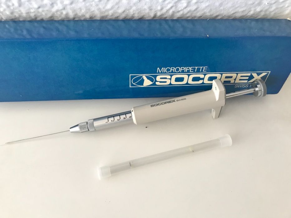 Pipeta Automática Socorex 1 a 5ul - Artigos de Laboratório Clínico VII