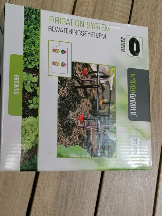Zraszacz ogrodowy komplet 23 metry, 71 części