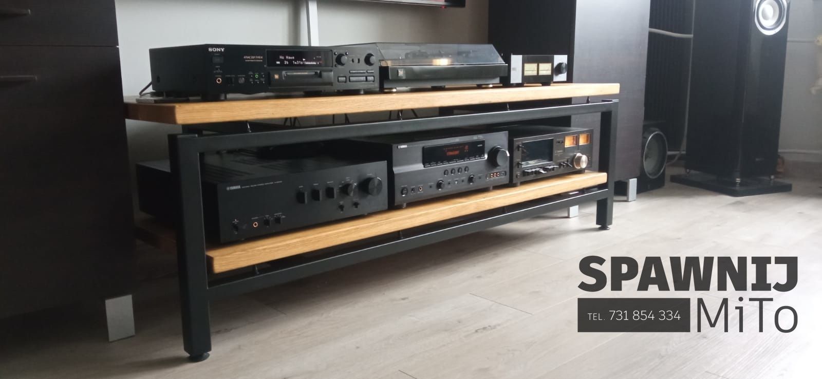 Szafka Rtv, Stolik audio Hi-fi, regał Loft na zamówienie