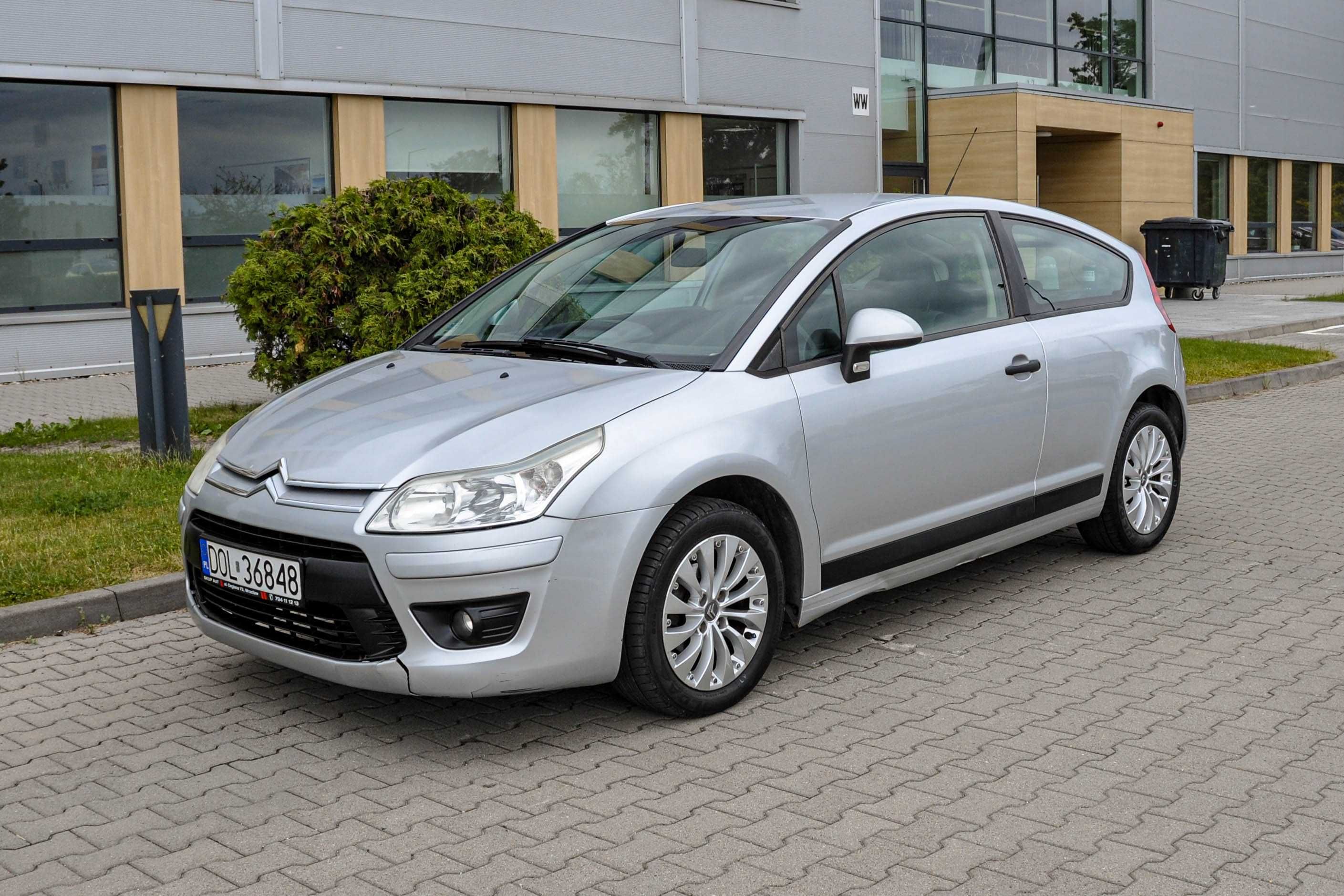 Citroen C4 1,6 2009 r. Salon PL Lift Bezwypadkowy