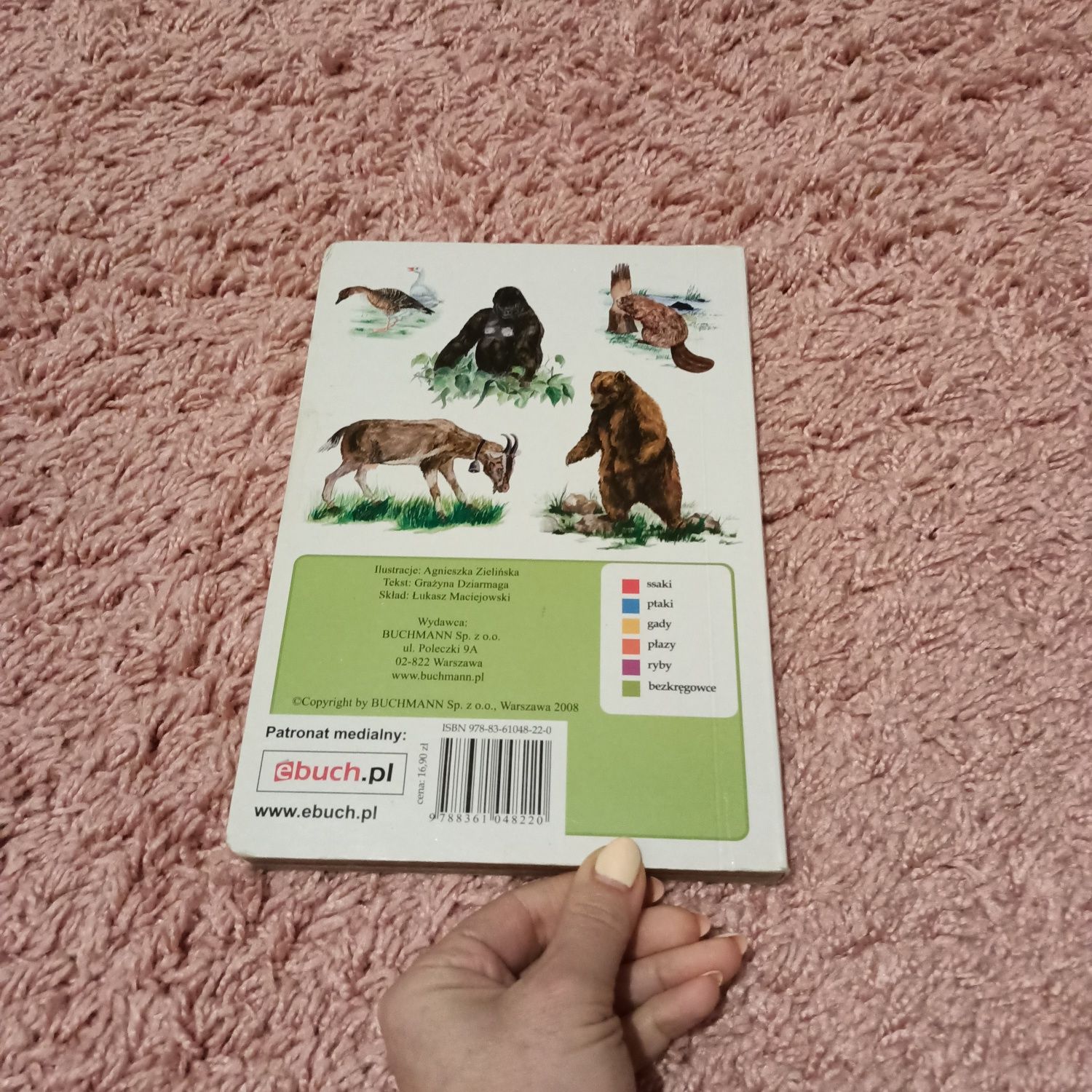 Książka,, atlas zwierząt dla dzieci,,