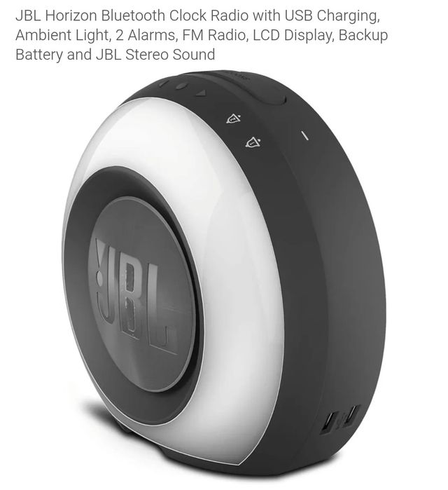 Rádio/Despertador JBL Horizon - Novo