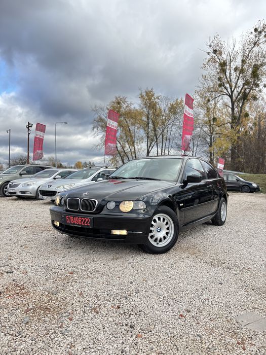 Na Sprzedaż BMW Compack 1.8B/tył napęd/bez rdzy/zadbany/klima/alu/zami