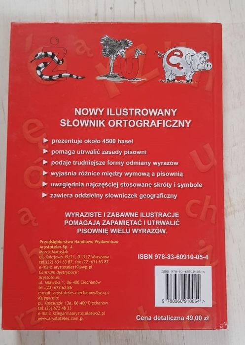 "Nowy ilustrowany słownik ortograficzny" + płyta CD