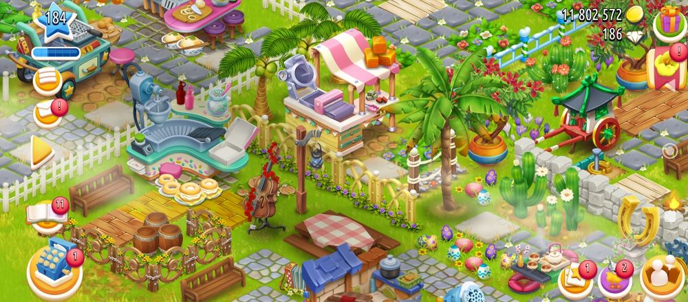 Продам аккуант Хай дей 183 уровень