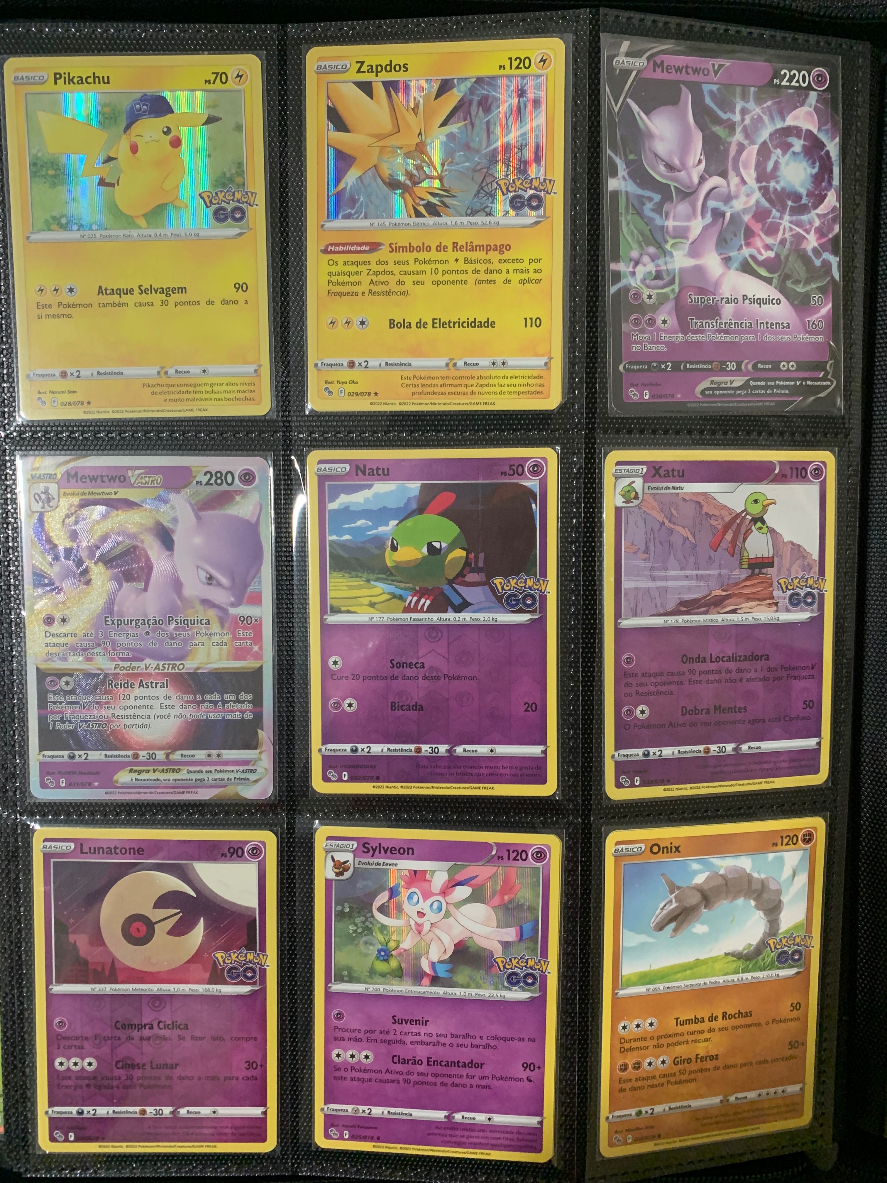Coleção Completa Pokémon GO - Produto Importado do Brasil + Energ. JP