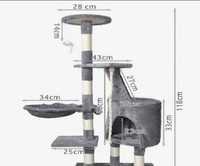 Польша Дерево для кота когтеточка домик этажерка кошки