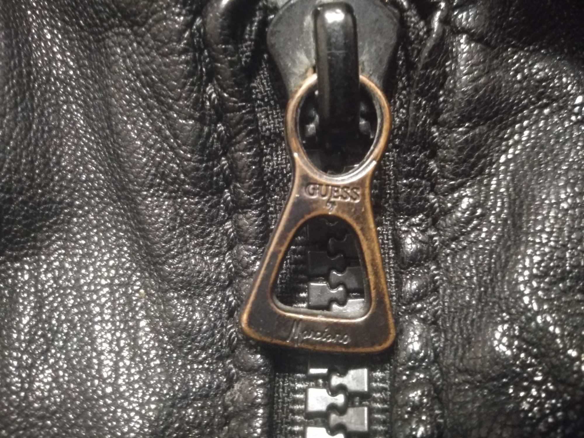 Guess & Marciano leather jacket kurtka skóra kozia size L jak M