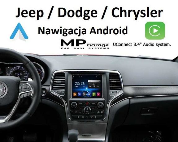 Nawigacja Android Jeep/Dodge/Chrysler Uconnect 8.4 Carplay/AndroidAuto
