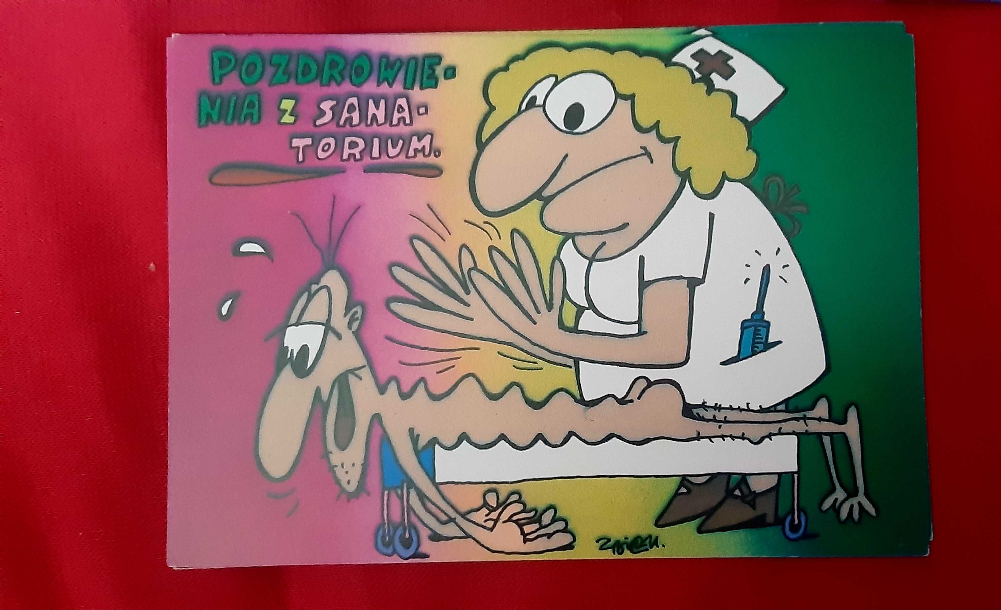 19 x pocztówka rys. M. Andrzejewski wyd. Ancher