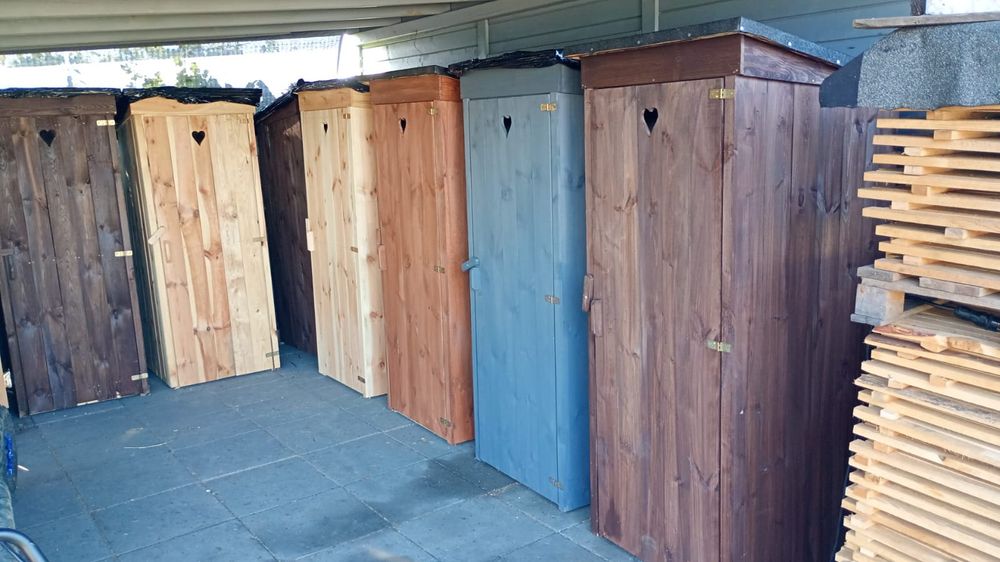 Wychodek wc toi toi drewniany transport gratis