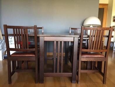 Mesa madeira maciça Wengue