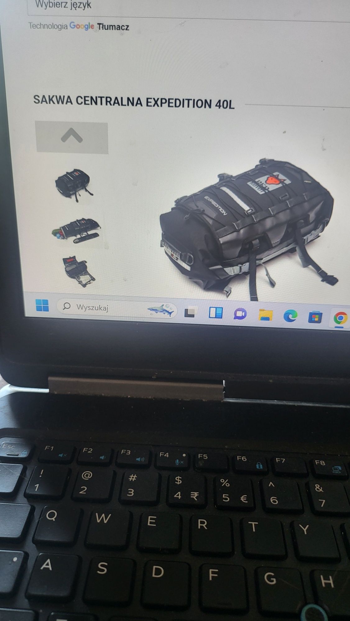 Sakwa centralna Red Mamut  Expedition 40l