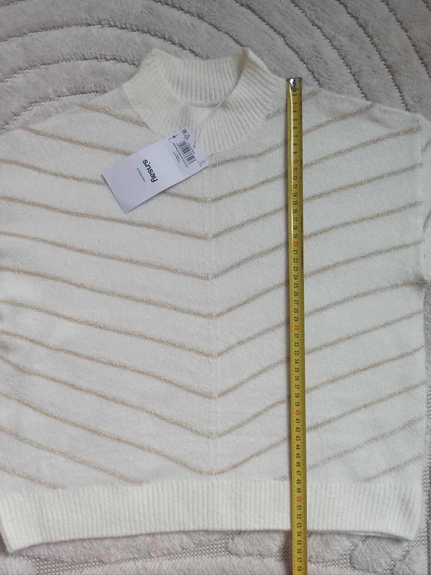 Sweter w paski Nowy z metką r. S