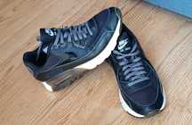 Buty  Nike Air Max sportowe 37.5 czarno -białe