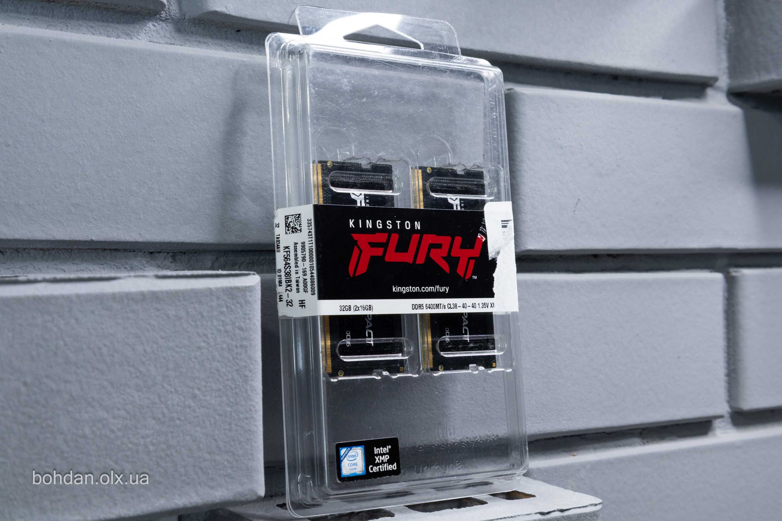 Kingston Fury 32GB (2x16GB) DDR5-6400 CL38 SODIMM (KF564S38IBK2-32)