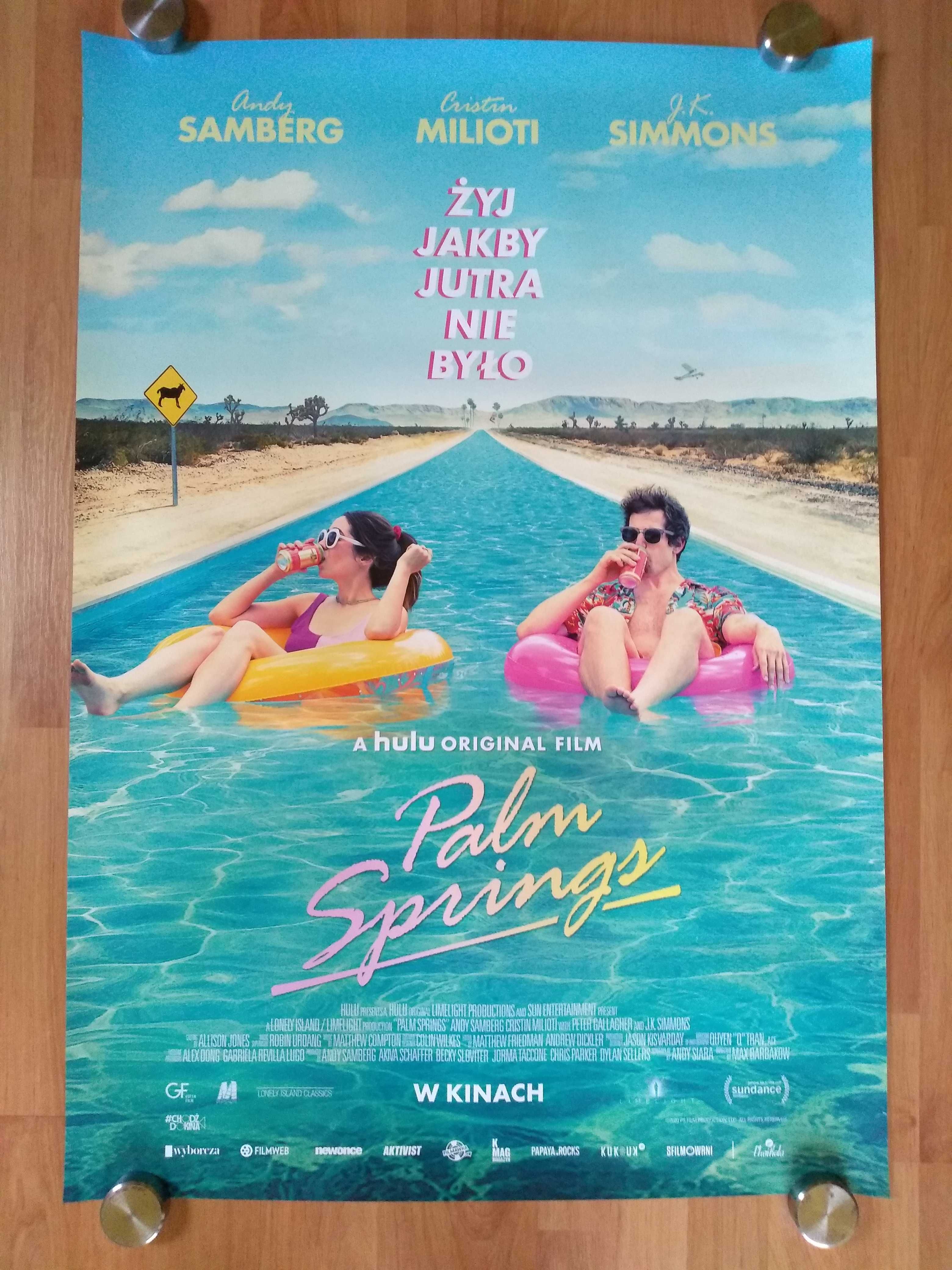 Plakaty filmowe PALM SPRINGS/Oryginał z 2021 roku.