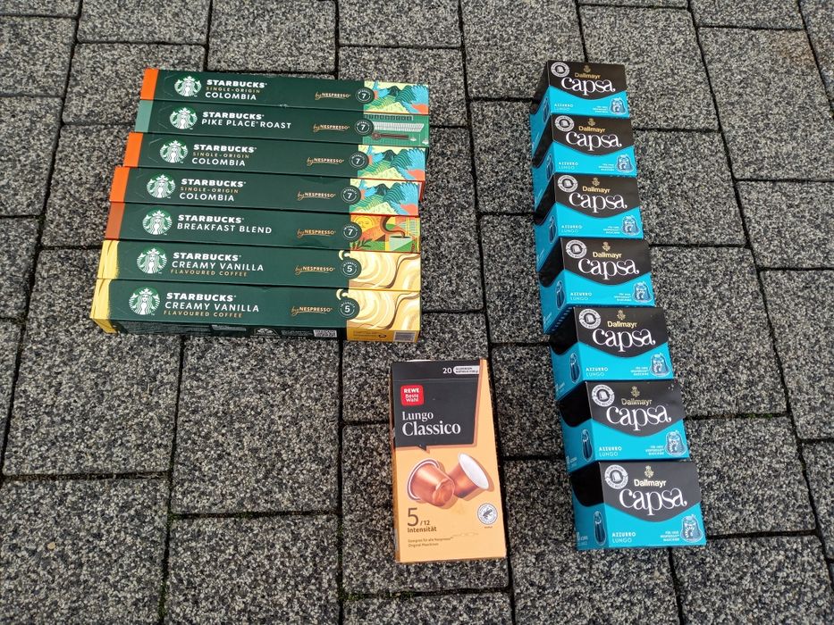 Kapsułki do ekspresu Nespresso.