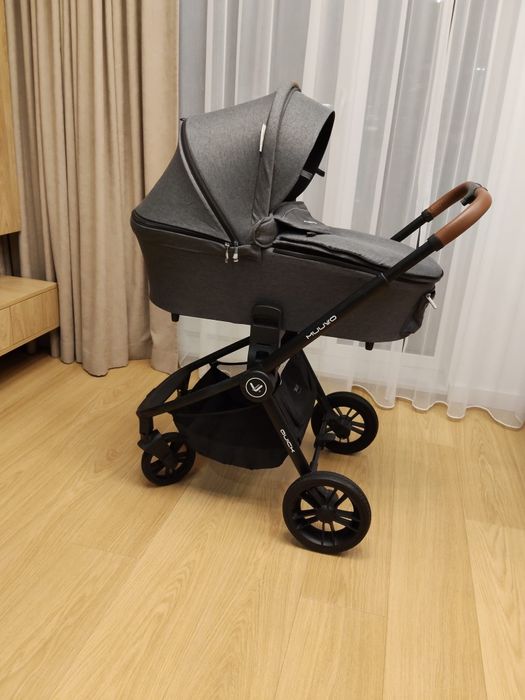 Wózek Moovo Ouick 2w1 grafitowy