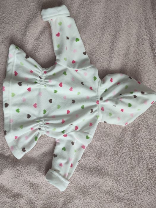 Piękna bluza dziewczęca rozpinanana z kapturem rozm.6/9 miesięcy