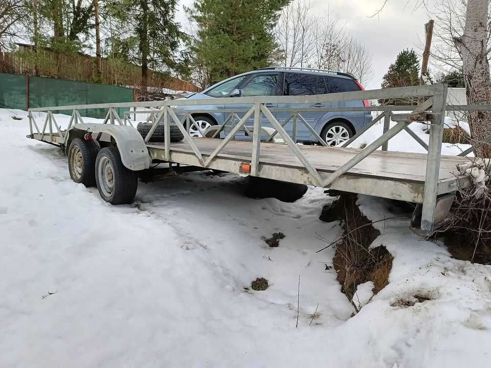 Laweta 6m ocynk przyczepa towarowa przyczepka