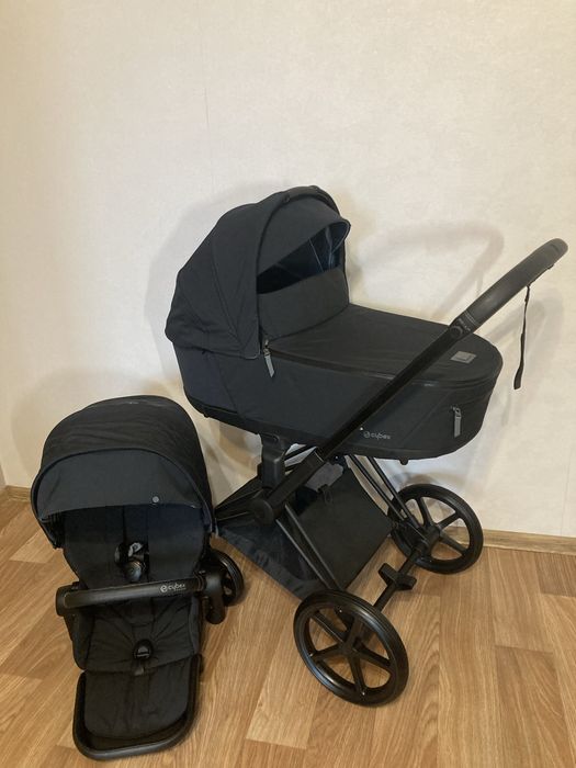 Cybex priam 4.0 Sepia Black 3в1 Сайбекс Коляска