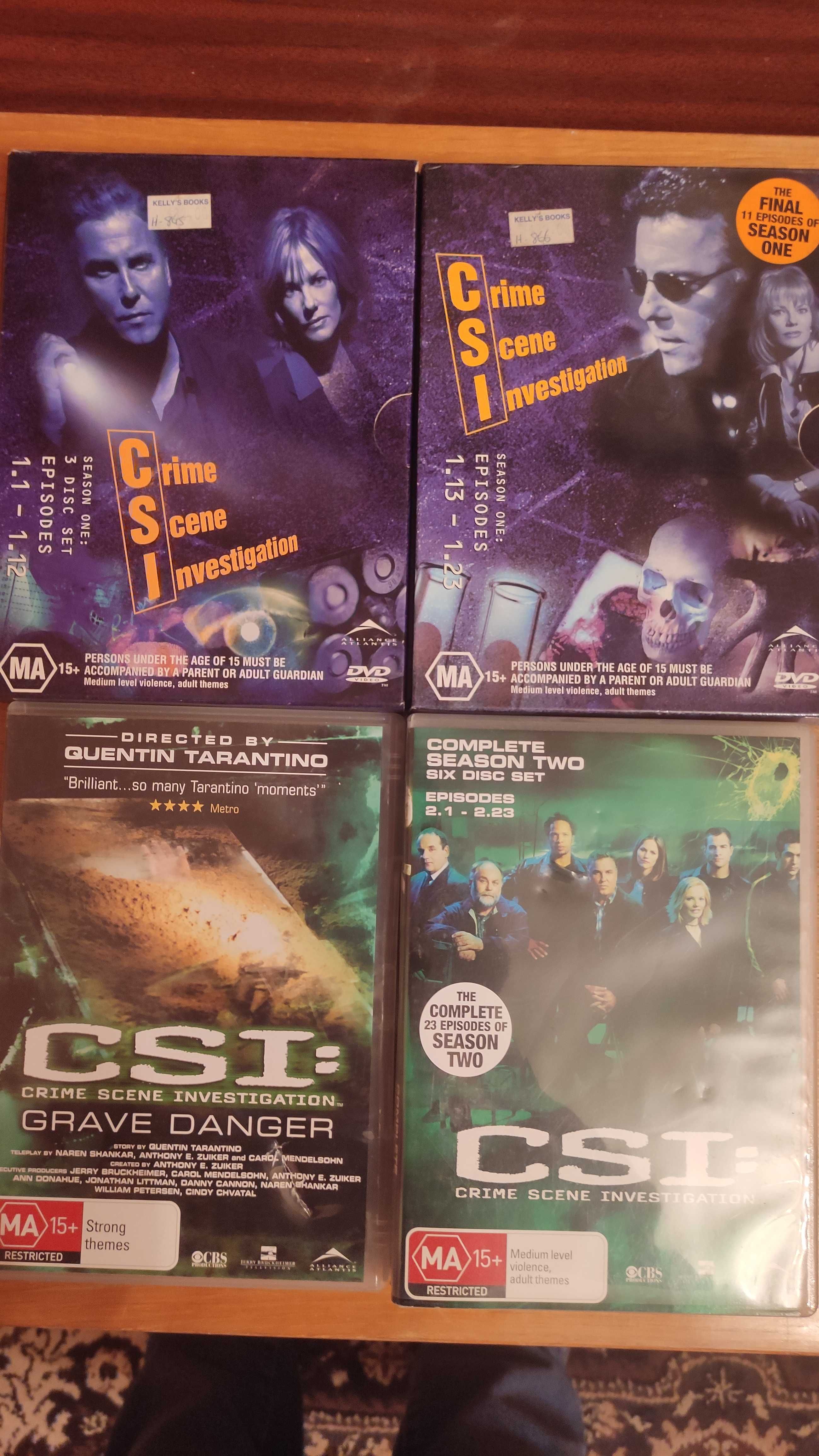 CSI Zagadki Kryminalne Serial 1-2 Sezony DVD