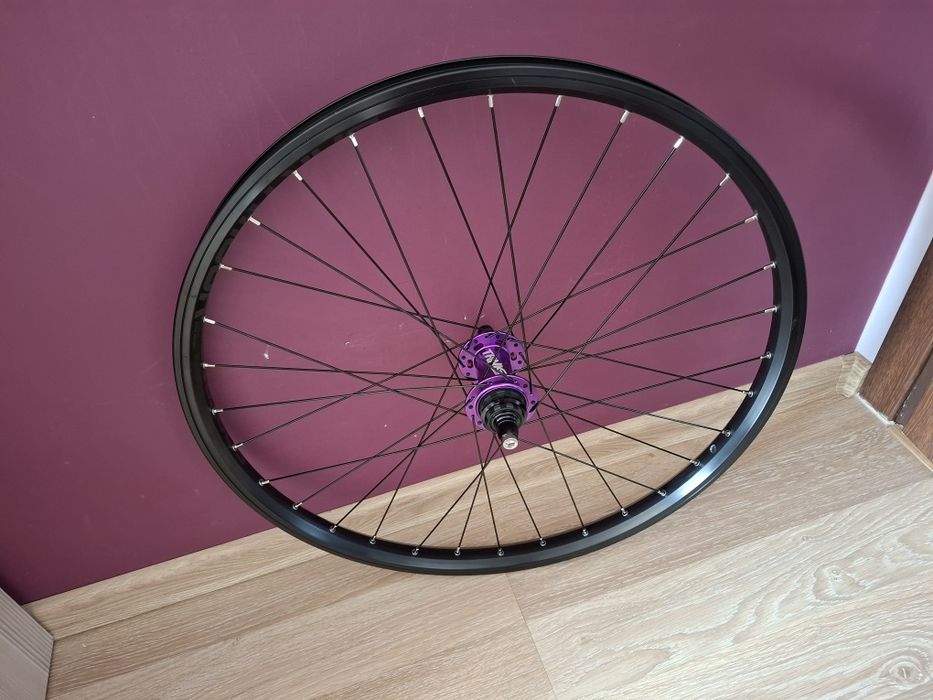 Nowe koło 26 dartmoor tanke dirt fiolet bardzo mocne single speed bmx