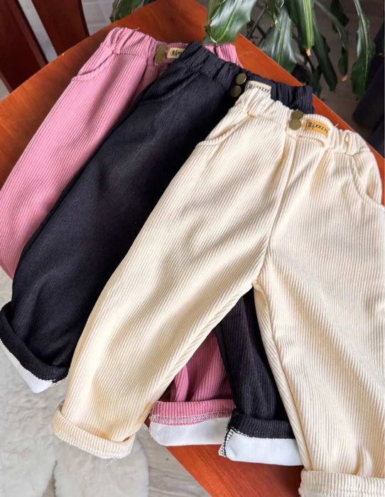 Дитячі штани та джинси на зиму