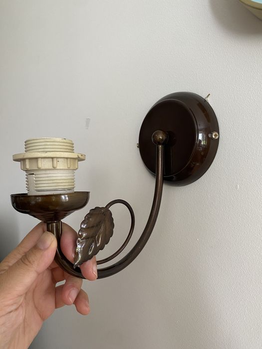 Lampa ścienna/ kinkiet brązowy Lamia/Kalia firmy Karko