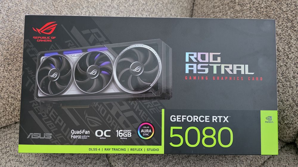 Nowa Karta Graficzna Asus Rog Astral Geforce RTX 5080 Gwarancja