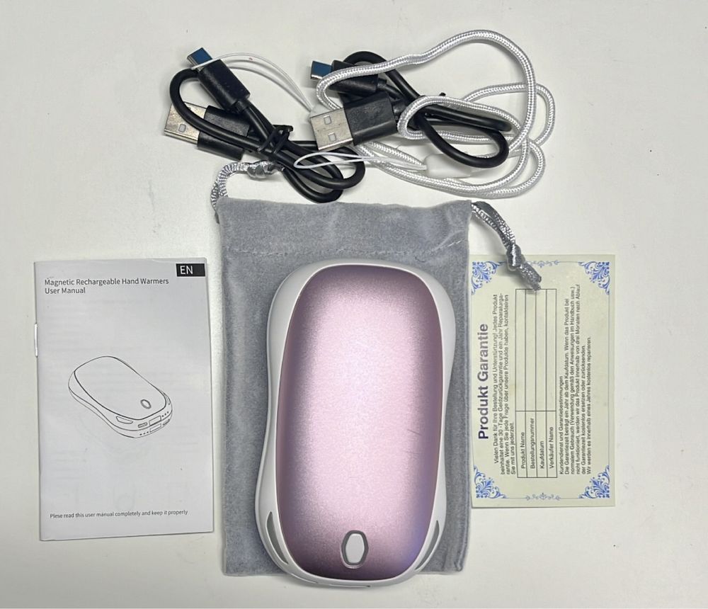 Ogrzewacz magnetyczny do rąk powerbank 2w1 5000mAh