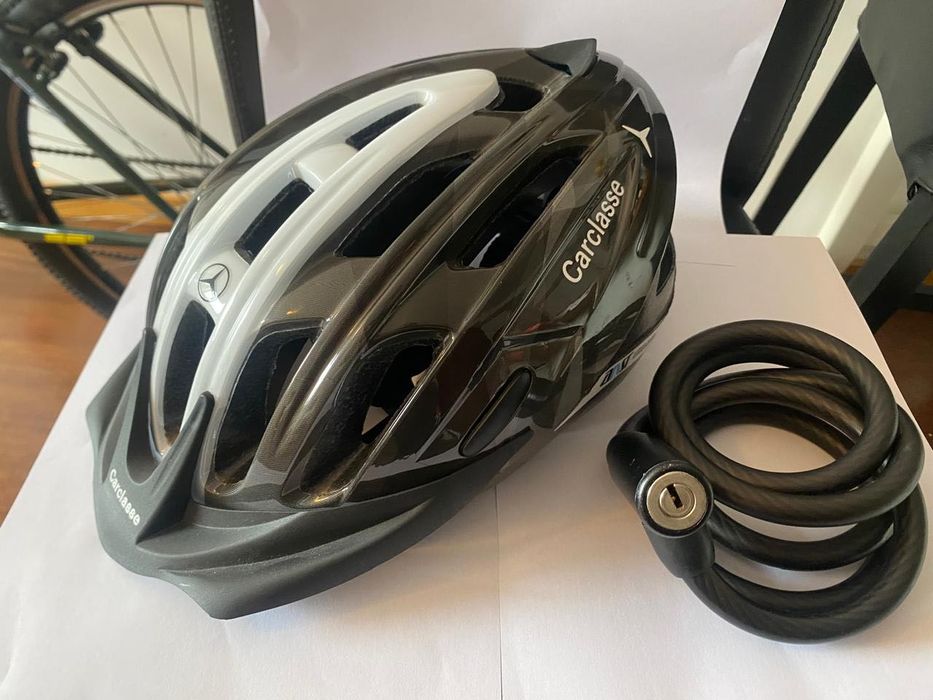 Bicicleta usada aro 26 + capacete + trava