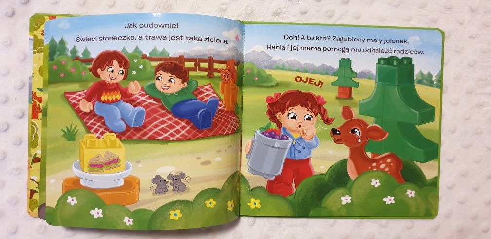 Lego Duplo Spotkanie w lesie Maja i Bartek na wsi książki dla dzieci